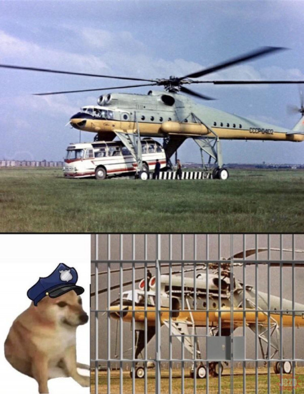 Stepujący helikopter