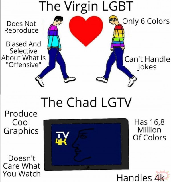 Virgin LGBT vs. Chad LGTV