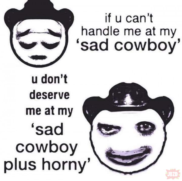 sad cowboy