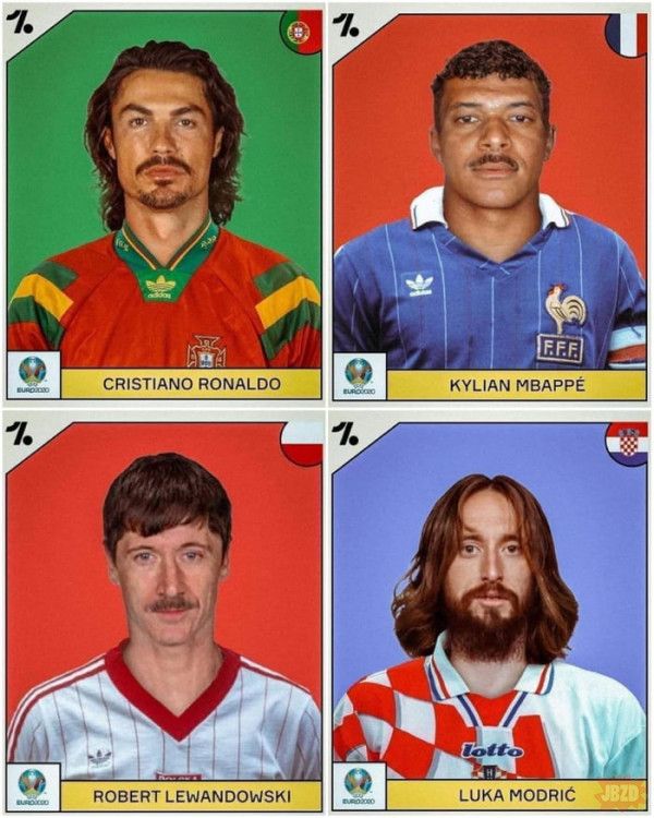 Gdyby zawodnicy z Euro 2020 grali w latach 70tych
