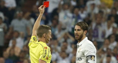 Top 5 most agressive red cards