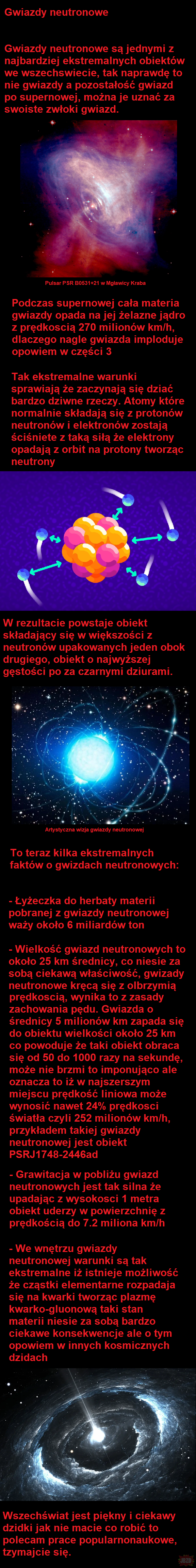 Kosmiczna Dzida #2 Gwiazdy neutronowe