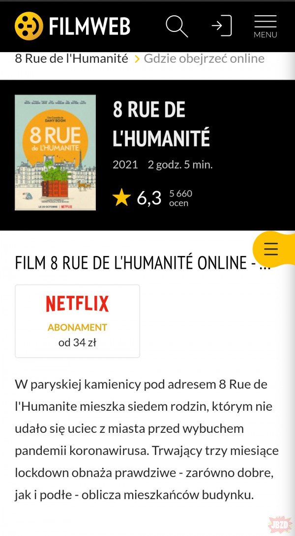 8 RUE DE L'HUMANITÉ / Netflix