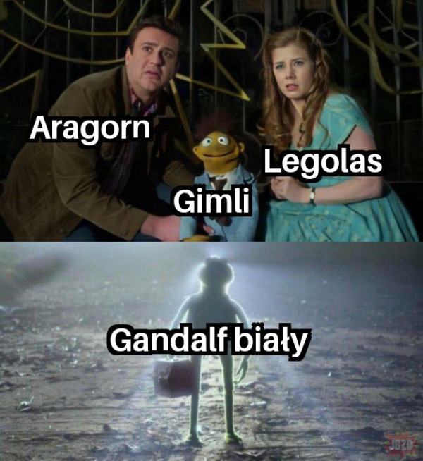 Śmieszne bo Legolas i Gimli są podobni do siebie