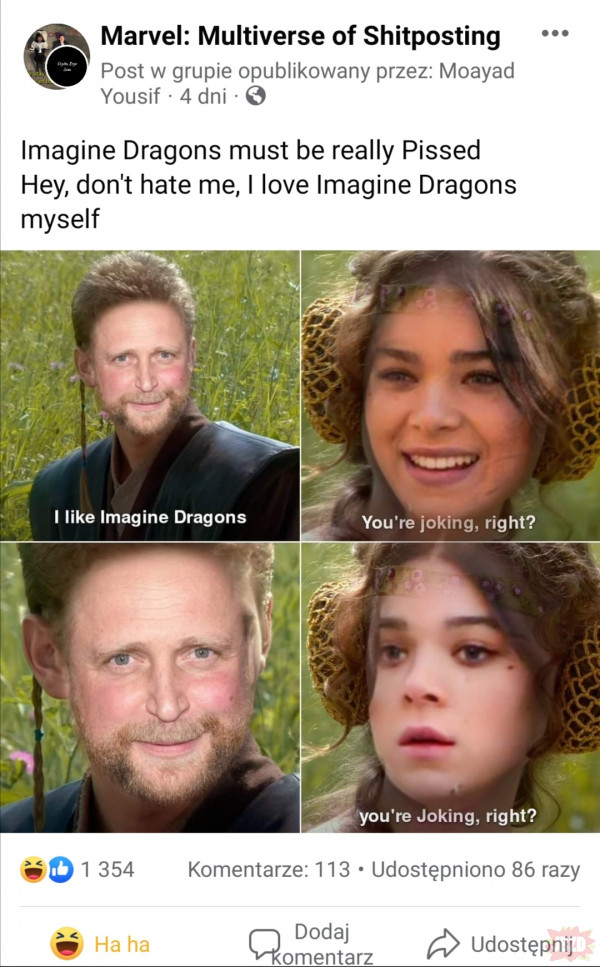 I  love Imagine Dragons