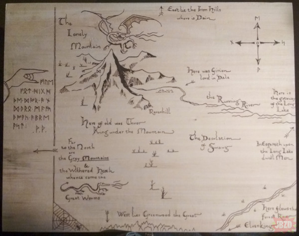 Hobbit mapa Thorina