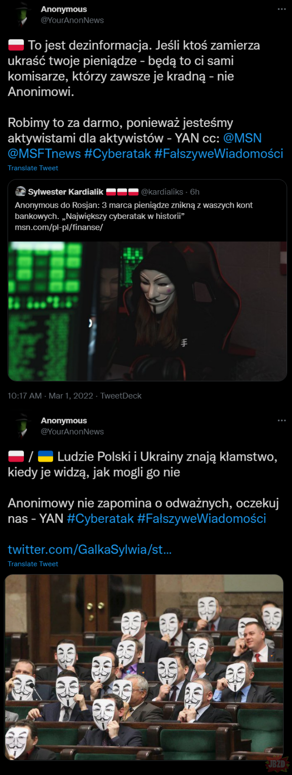 Anonymous szykuje coś dla Polski XD