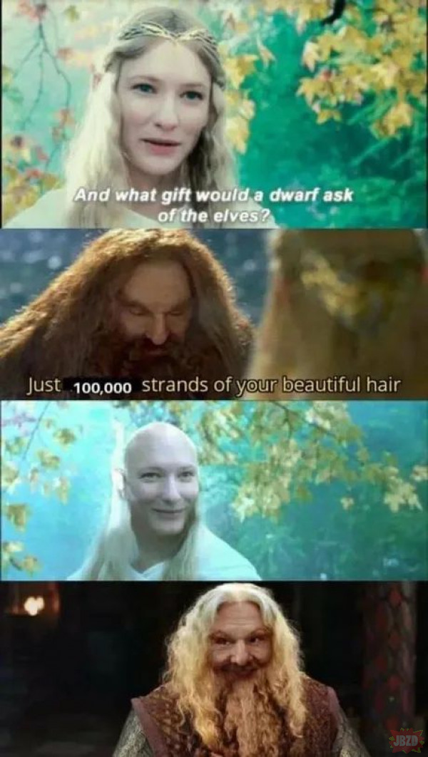 100.000 włosów Galadrieli