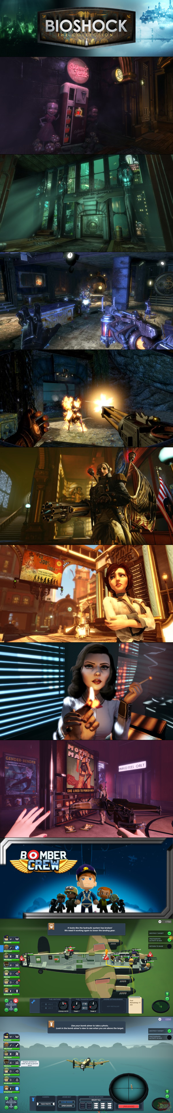 Trylogia Bioshock za darmo w Free Games Store oraz Bomber Crew za darmo na Steam