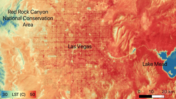 Podczerwone kamery NASA mogą obserwować nagrzewanie się ulic z kosmosu