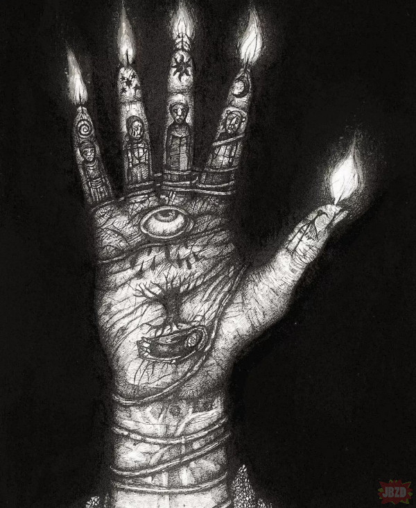 Kiedyś, kiedyś chciałem mieć tatuaż na wewnętrznej stronie dłoni ale dowiedziałem się że to jakiś żydowski symbol.
