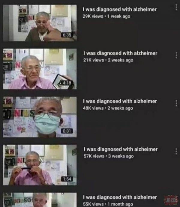 I was diagnosed with alzheimer