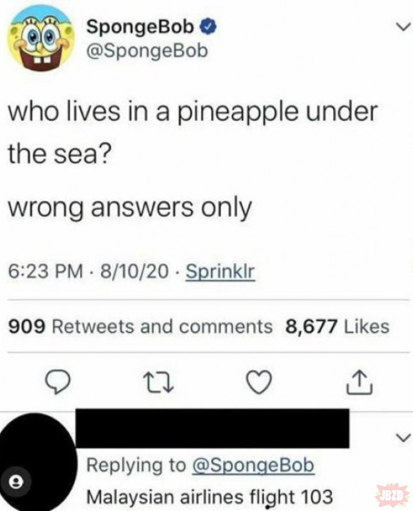 Kto anansowy pod wodą ma dom?