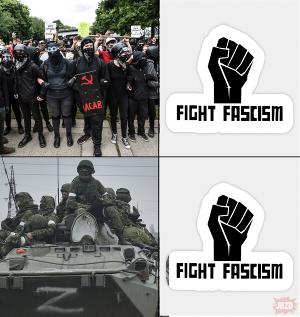 Walczymy z faszyzmem dzielnie.