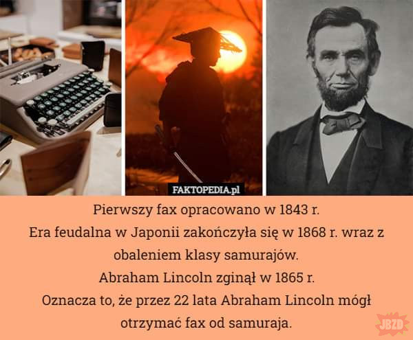 Może zlecenie na Lincolna zabójca dostał faxem?