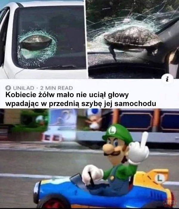 Luigi road rage