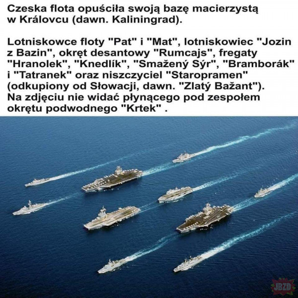 Potężna flota Czeskiej marynarki