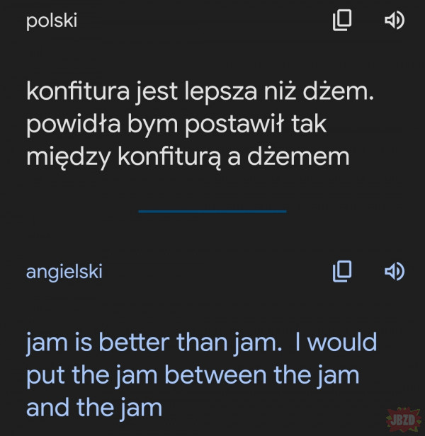 Polski język trudny język a konfitura to donosiciel