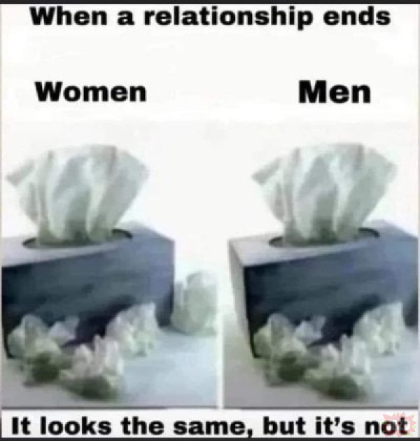 Koniec związku kobiety vs mężczyźni