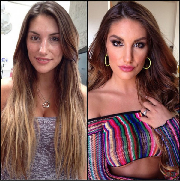 aktorki porno przed i po makijażu