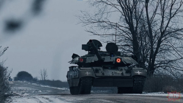 Legendarny T-84 Opłot realizuje rozkład jazdy na wschodzie Ukrainy