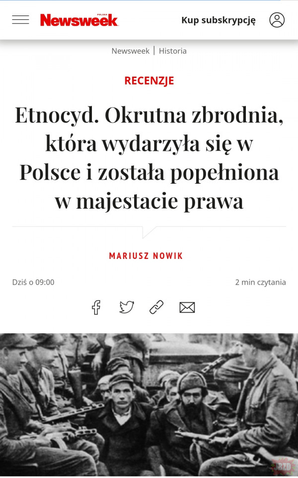 W 1947 roku władze były tak polskie jak właściciele newsweeka