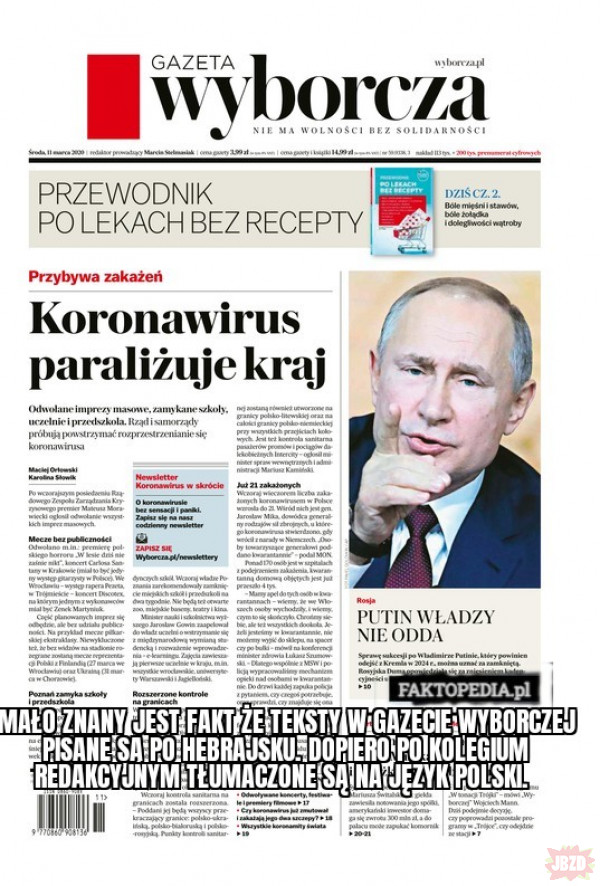 Polskojęzyczna nie polska prasa.