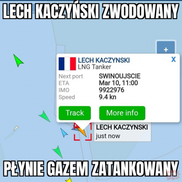 Lech Kaczyński LNG(LPG bylo by smieszniej :( )