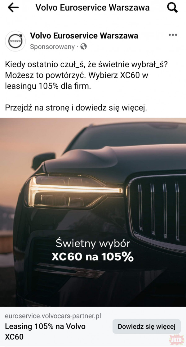 Reklama Volvo.  Jprdl....