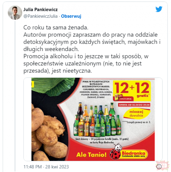 Depromka 12+12 czyli zyski z polskiego alkoholizmu weekendowo-świątecznego