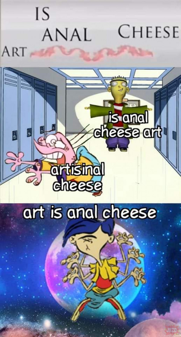Sztuka jest analnym serem
