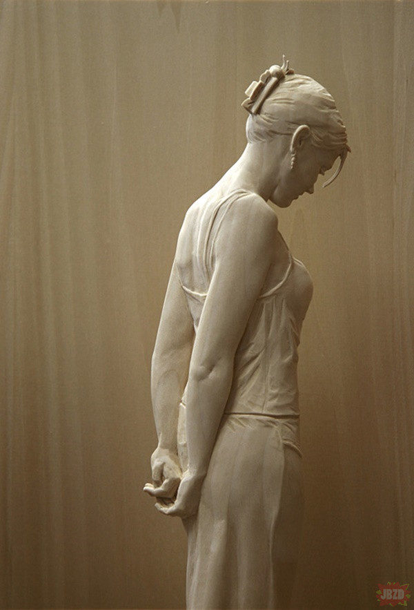Peter Demetz, rzeźby w drewnie.