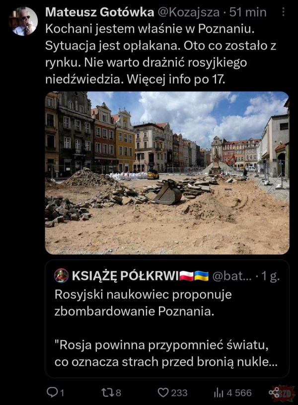 Poznań w ruinie