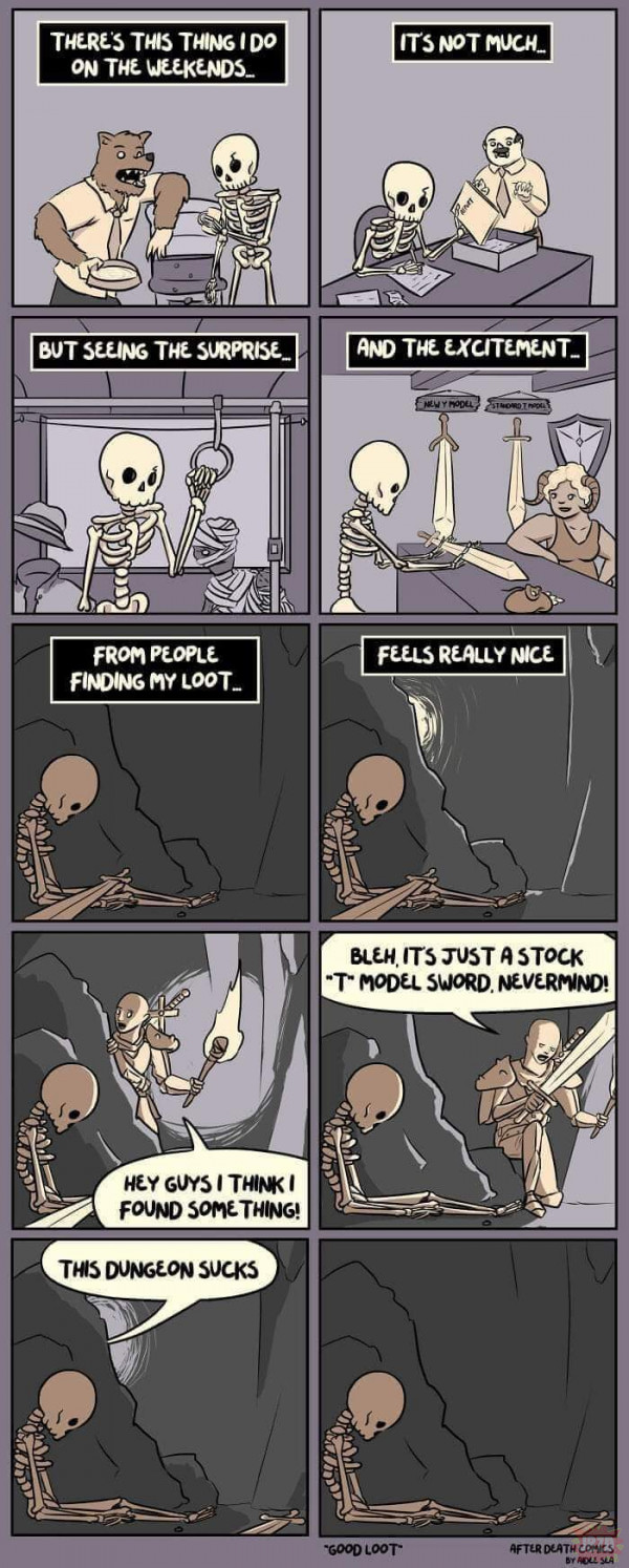 Smutny szkieletor
