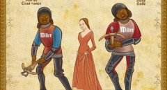 Jak wyglądałyby plakaty filmowe, gdyby powstawały w średniowieczu