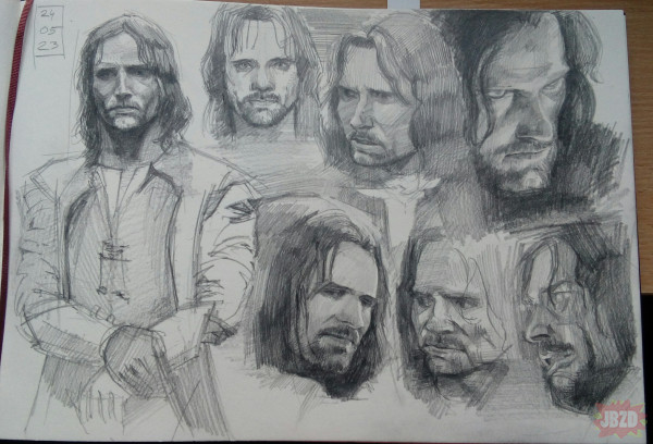 Luźne rysowanie Aragorn