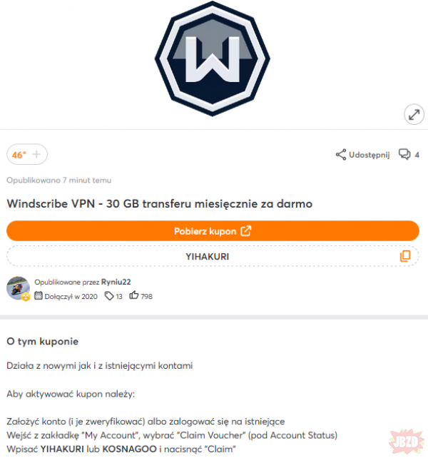 VPN - Windscribe