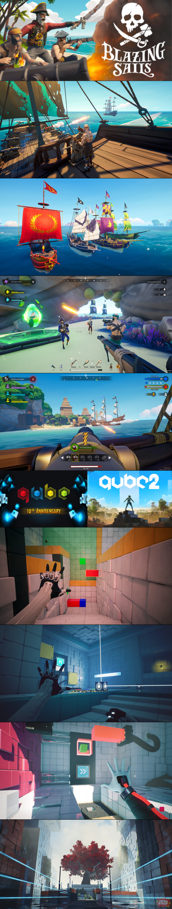 Blazing Sails oraz Q.U.B.E. Ultimate Bundle za darmo w Free Games Store