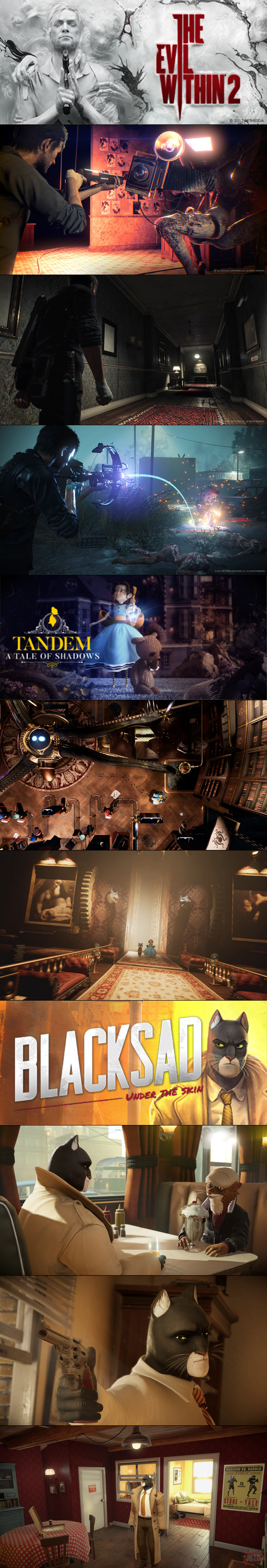The Evil Within 2 i Tandem: a Tale of Shadows za darmo w Free Games Store oraz Blacksad: Under the Skin za darmo na GOG