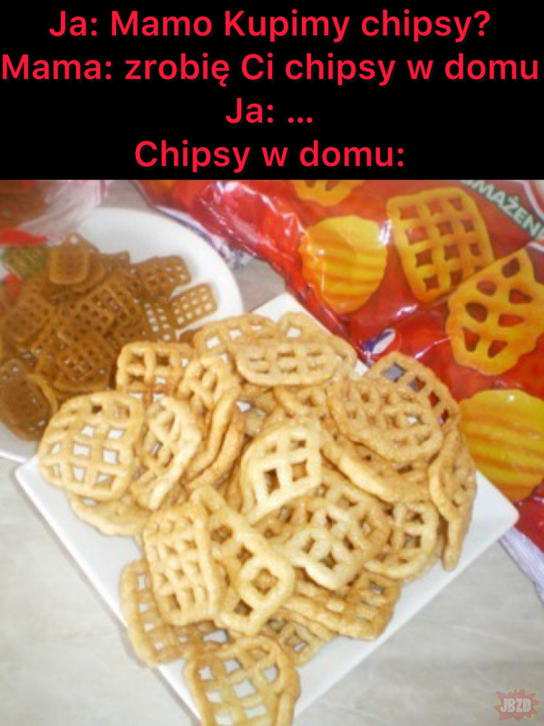 Chipsy w domu