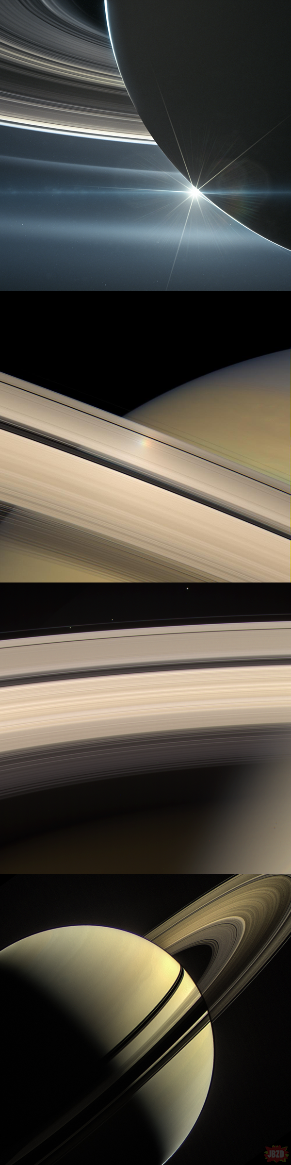 Spektakularne zdjęcia Saturna przesłane przez sondę Cassini
