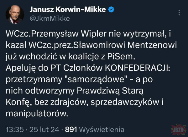 Pan Janusz 100% racji