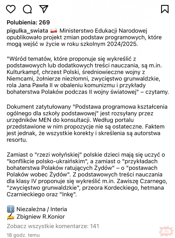 Intelektualna kastracja, info za Pigułka Świat, autor pod tekstem oznaczony.