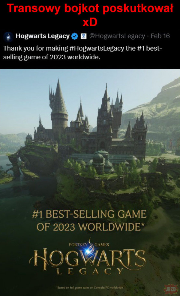 Najlepiej sprzedająca się gra 2023