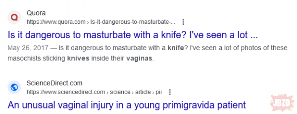 To tego... Masturbacja nożem jest niebezpieczna.