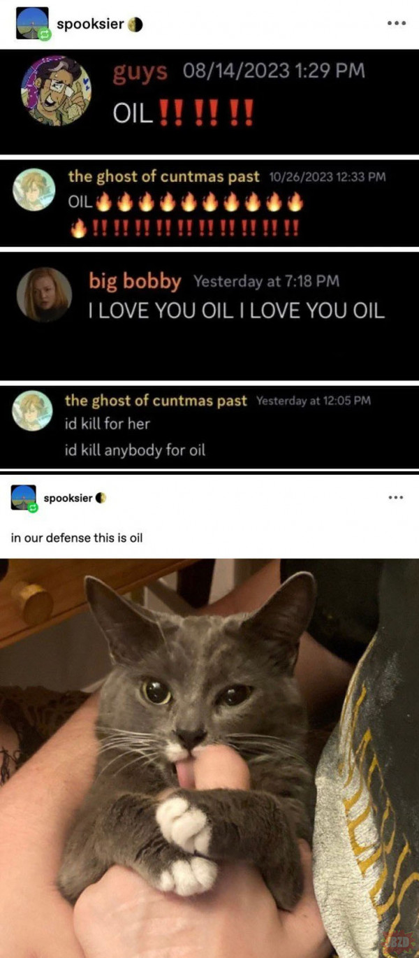 Za taką ropę też bym zabił