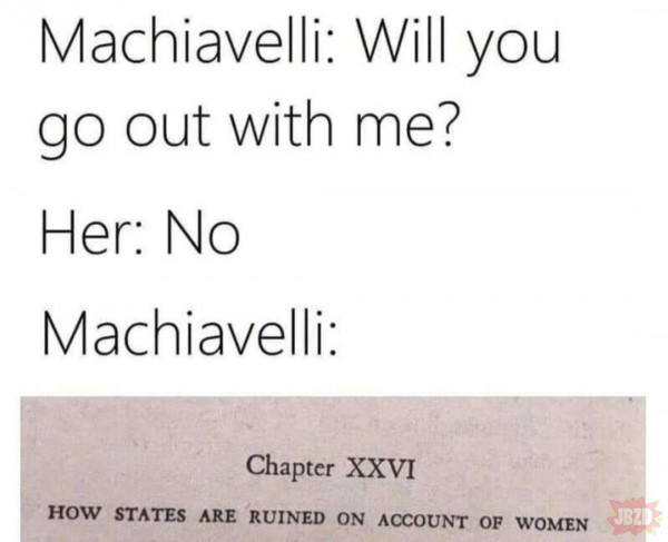 Nie wiem czy wiecie, ale Machiavelli też siedział w piwnicy