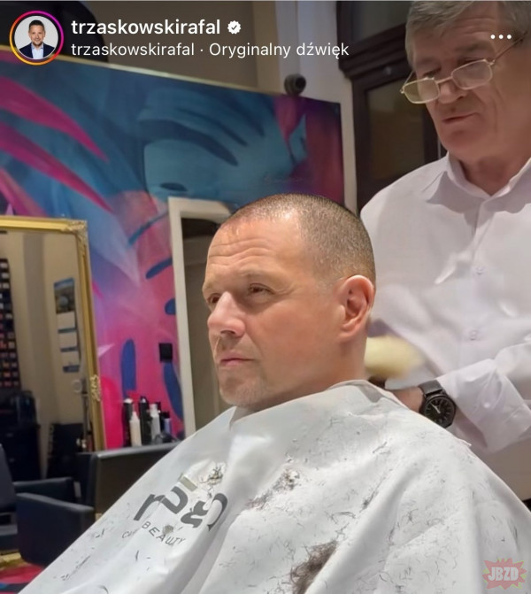 Rafał Trzaskowski odwiedził fryzjera