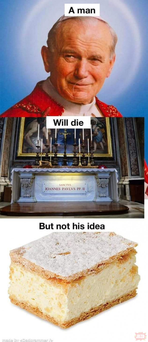 Nieśmiertelna kremówka papieska