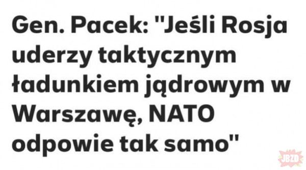 Polak Polakowi wilkiem, a NATO NATO NATO